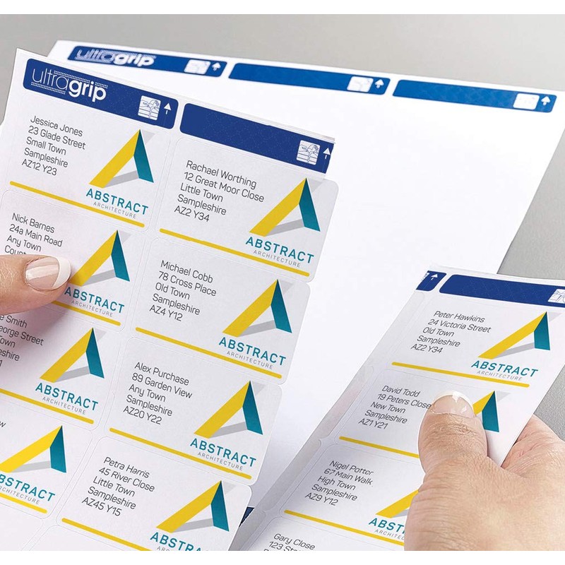 Avery L7163-100 Labels, White (99.1 x 38.1 mm(