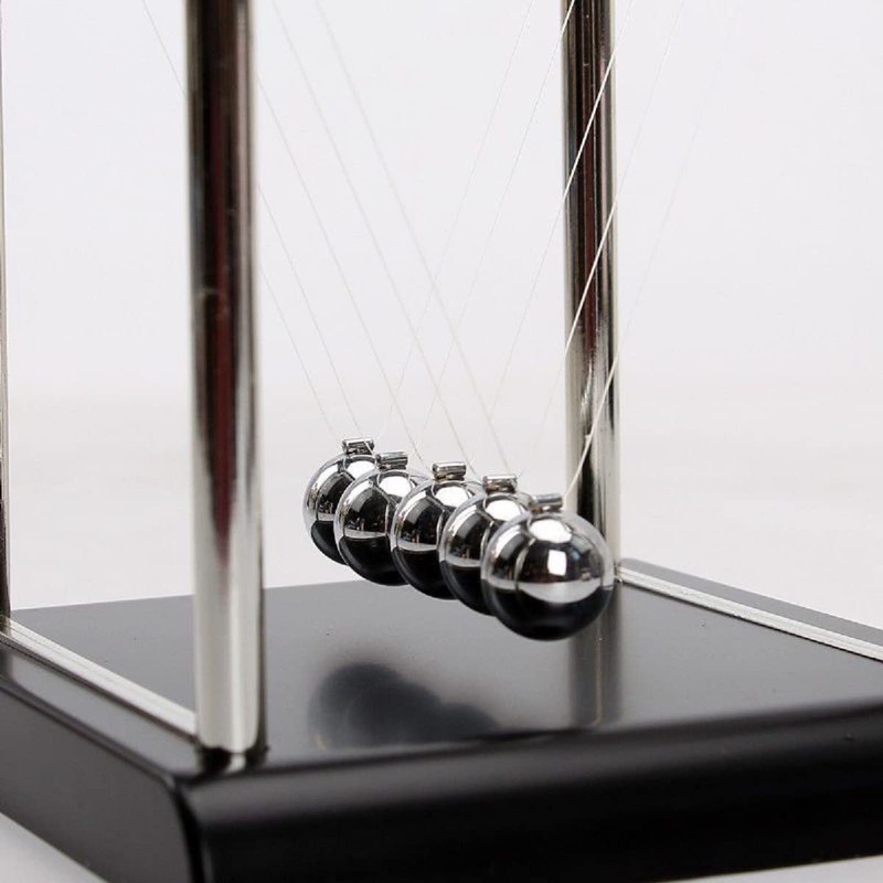 MEIZHUD Newton Cradle Balance Ball, Physics Balance Swing Ball, Office