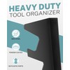 JivaJot Garage Tool Organizer Wall Mount, Shed Yard Tool Organizer