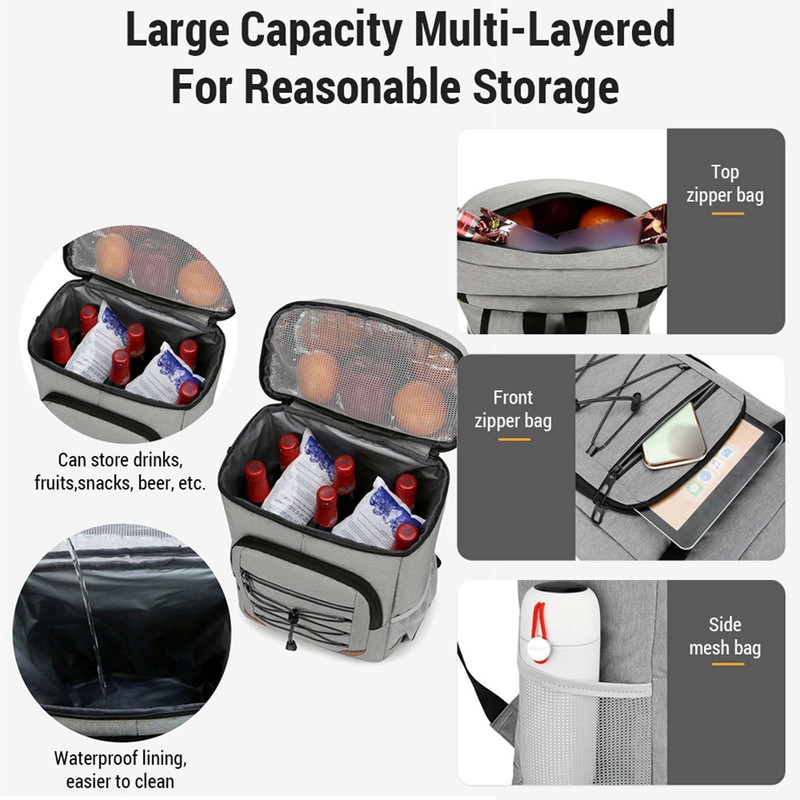 Backpack Coolers Insulated Leak Proof Water-resistant for Men/Woman Picnics Travel