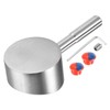 uxcell Single Lever Faucet Handle for 35mm Cartridge, Stainless Steel