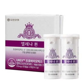 Elena Queen's Vaginal Health Gut Health Probiotics 60 Capsules x 1 / 엘레나 퀸 질건강 장건강 프로바이오틱스 유산균 60캡슐 x 1개