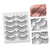 Baluue 2sets 18mm Fake Lashes Wispy Lash Extensions Natural Look
