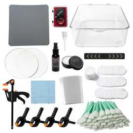 NOVATRA Professional Card Repair Kit – Complete Trading & Sports Card Cleaning Kit with Magnifier, Humidification System, Card Press & Polishing Protection – TCG & MTG Card Restoration Kit