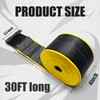 KJE 2 Pack Reflective 4 Inch Straps for Flatbed Trailer,