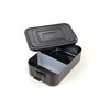 Troika Unisex - Adult Lunch Box, Black, Lunch Box XL