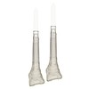 Eiffel Tower Bottle Candle Holders Set of 2