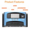 MECCANIXITY MPPT Solar Charge Controller 50A Solar Panel Charger 12V/24V