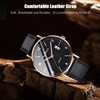 rorios Men's Watches Waterproof Analogue Quartz Watch Men Casual Luminous