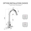 Automatic Touchless Bathroom Sink Faucet Motion Sensor Commercial Kitchen Hands