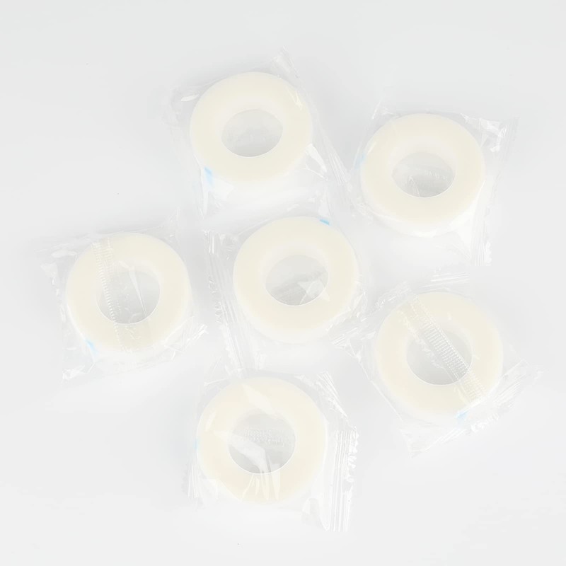 G2PLUS 6 Rolls PE Micropore Medical Tape Roll, 1/2'' x