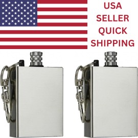 Waterproof Outdoor Hike Bike Camp Travel Home Permanent Match Lighter 2 Pack