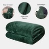 Brentfords Blanket Throw Green, Ultra Soft Warm Fleece Blanket for