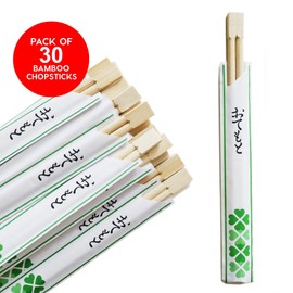 CAPACITEA Bamboo Chopsticks, Disposable(20cm - 30 Pairs)