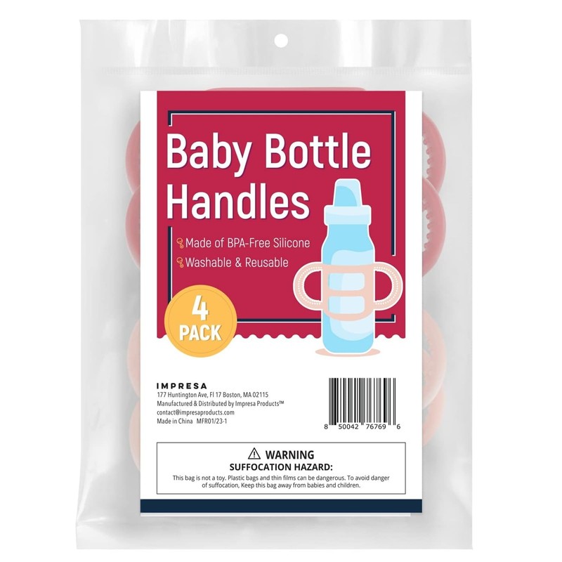 Impresa Baby Bottle Grips - Compatible with Dr. Brown Baby
