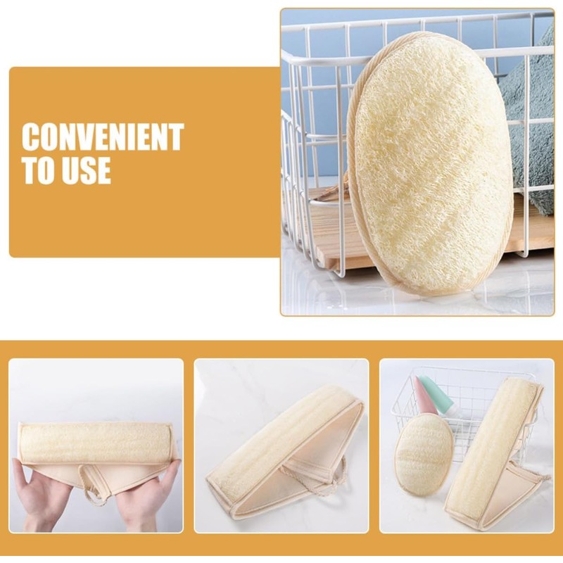 Lufa Natural Exfoliante Corporal GALPADA - Set de 2 Piezas