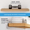 Shelf Brackets Floating Shlef Brackets 8-Inch 6-Packs, 1/5-Inch Thick Heavy