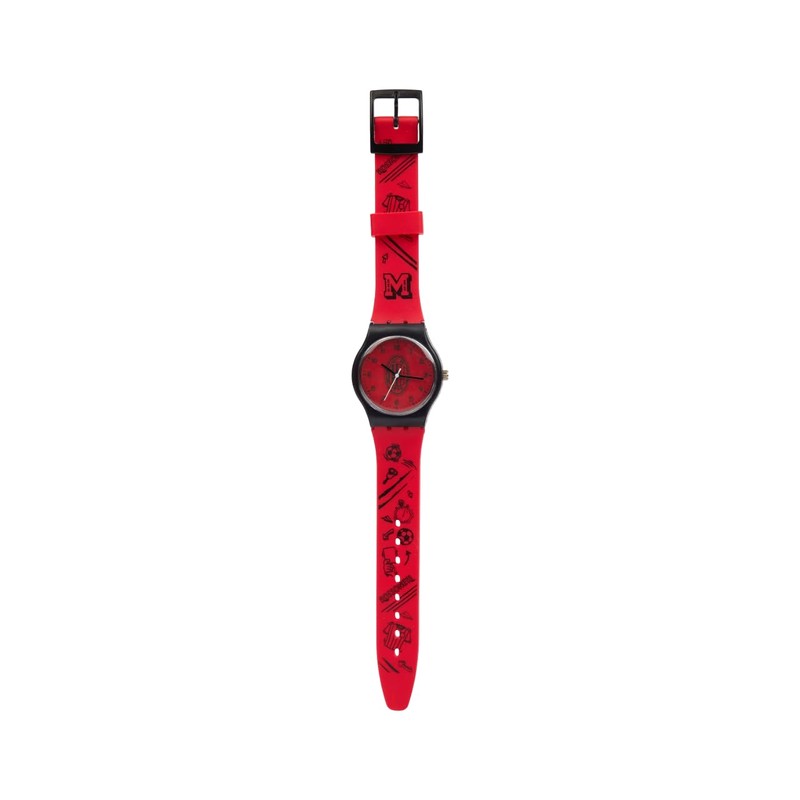 A.C. Milan Orologio per Piccoli Tifosi Rossoneri, con Cinturino in