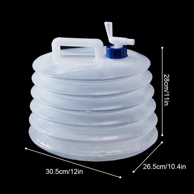 Bottle Container with Faucet Outdoor Camping and Hiking Portable Thickened