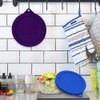 Sophico 4 Cup Round Silicone Storage Cover Lids Replacement for