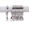 iPEAK 24 Pieces Curtain Rings 38mm Internal Diameter Metal Curtains