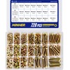MINHER 720PCS M4 M5 M6 Bolts and Nuts Assortment Kit