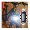 OEM Luz Led Para Bicicleta Recargable 5 Leds 4 Modos