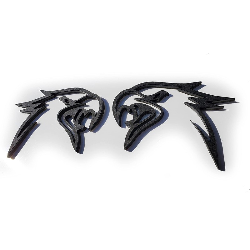 Factotum MotorSports Custom HELLHAWK Emblem for Trackhawk Fender Badge Hellcat
