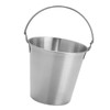 Mini Stainless Steel Pails Small Ice Bucket with Handle for
