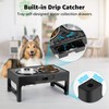 Lapensa Elevated Dog Bowls, Stainless Steel Raised Dog Deep Bowl