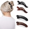 Flat Hair Claw Clips, 4 PCS Lay Flat Hair Clip