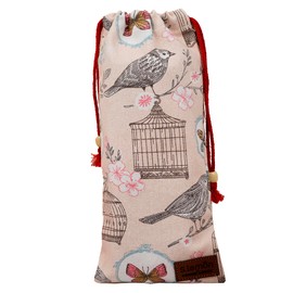 Ballet Shoe Bag,Canvas Ballet Slipper Pointe Shoes Drawstring Bag Pouch Pink Tower