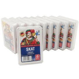 ASS Zehnerpaket SKAT Französisches Bild Leinen Qualität Spielkarten