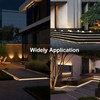echosari 32.8Ft Solar Strip Lights Outdoor, IP68 Fully Waterproof LED