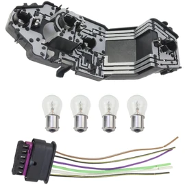 Bomunik Tail light holder + bulb + plug for MINI F55, F56, F57 1.5T, 2.0T, COOPER S ONE JCW Peat# 63217361305, 61132359993, 63217160790