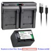 Kastar NP-FV70 Battery or Dual Charger for Sony PXW-Z90V PXW-X70