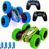 Lumiparty 2-Pack RC Stunt Car - High-Speed Rock Crawler Vehicle