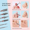 Pack of 7 Nail Drill Bits, Nail Cutter Attachments, Nail