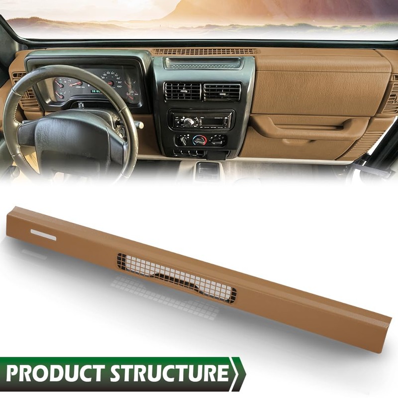 GRAND ORANGE Upper Dash Top Cover Defrost Vent Bezel Trim