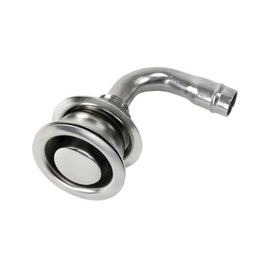 Whitecap 6006C 316 S.S. 90 Degree Flush Fuel Vent S.S.