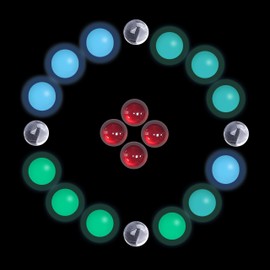 20PCS Quartz Balls 6mm Color Mixing Glow Quartz Banger - Round Bottom Dab Accessories for Jewelry Making Beads Supplies Pearls Beads Decorative Cap Beads for Crafting Design(6mm 20PCS)