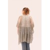 Boho Plus Size Boho Hippie Floral Ethnic Lace Embroidered Kimono