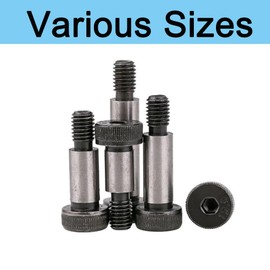 ￠6.5*M5*20, 304 Stainless Steel Shoulder Bolts: Hex Drive Socket Cap Bolts with Allen Head Countsunk Shoulder Bolt, for Chairs, Tables, Cabinets