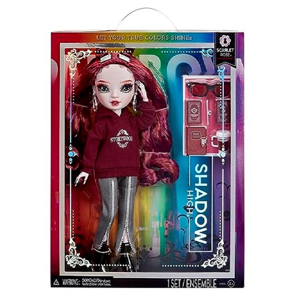 Rainbow High Shadow High Scarlett - Red Fashion Doll. Fashionable Outfit & 10+ Colorful Play Accessories. Great Gift for Kids 4-12 Years Old & Collectors