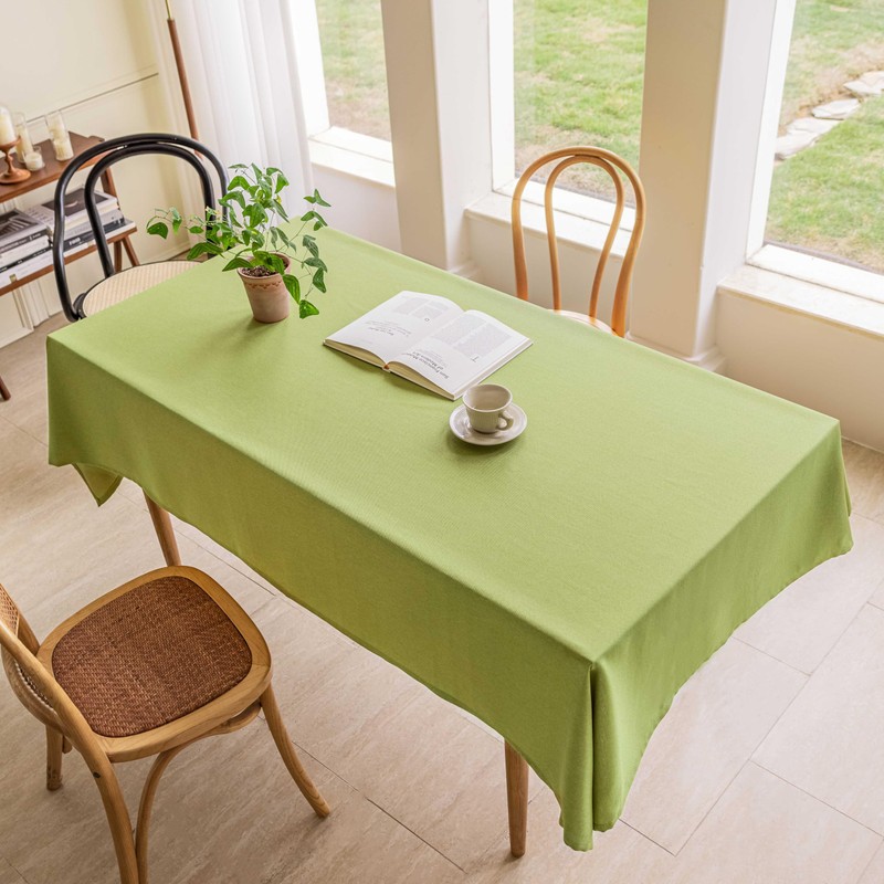 Home Brilliant Cloth Tablecloth 140CM X 260CM, Extra Large Green