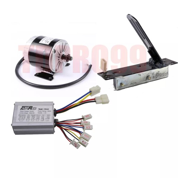 Unite 24V 350W Brush Electric Motor + Speed Controller +