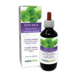 Naturalma Gotu kola (Centella asiatica) herb Alcohol-free Tincture - 6.76 fl oz Liquid extract in drops - Herbal supplement - Vegan