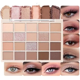 CAKAILA- Multicolor la paleta de sombras de ojos tiene una variedad de colores brillantes para que elijas, puedes mezclar y combinar colores