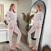 Keanu Ladies Ribbed Lounge Set - Casual Top with Leggings,