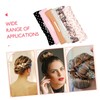 SAFIGLE 6Pcs Hair Coiling Set Adjustable Doughnut Hairstyle Makers for